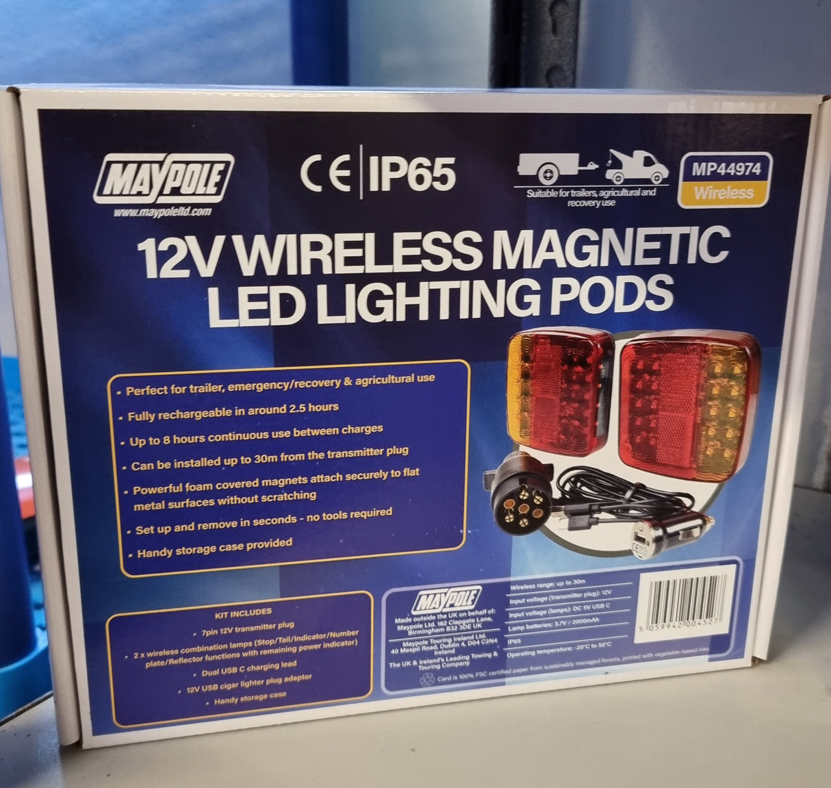 Wireless 12v LED Lighting Pods