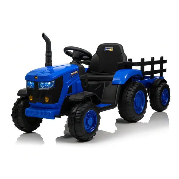 Kids Ride On Electric Tractor and Trailer | 12V
