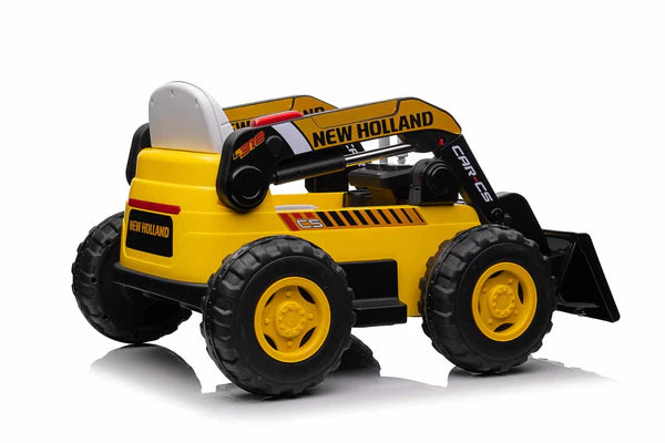 New Holland Electric Kids Bulldozer 4WD Ride On