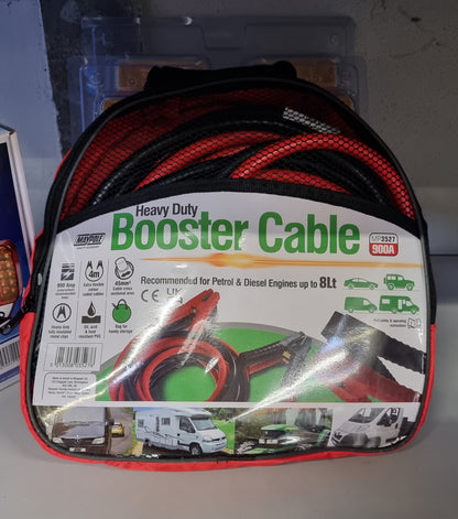 Heavy Duty Jump Leads 3.5MX 600A/4M X 900A