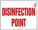 DISINFECTION POINT SIGN