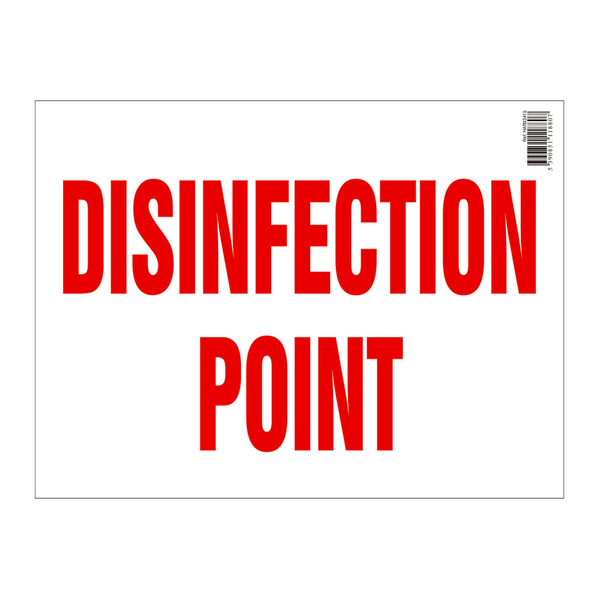 Disinfectant Point Farm Sign
