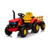 Kids Ride On Electric Tractor and Trailer  | 12V