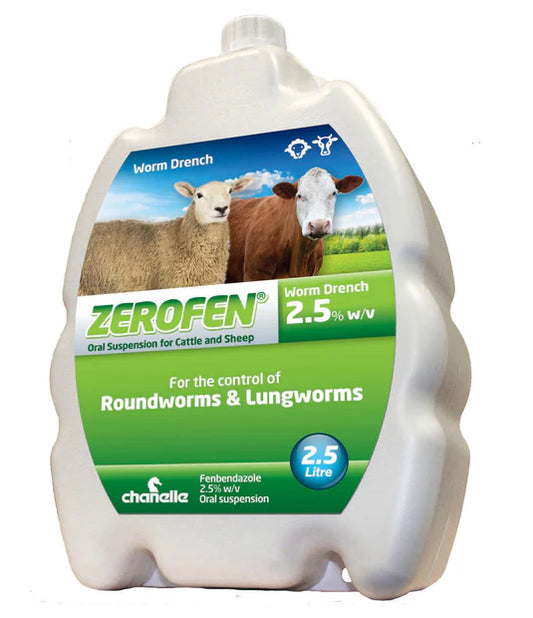 Zerofen 2.5% Sheep Drench