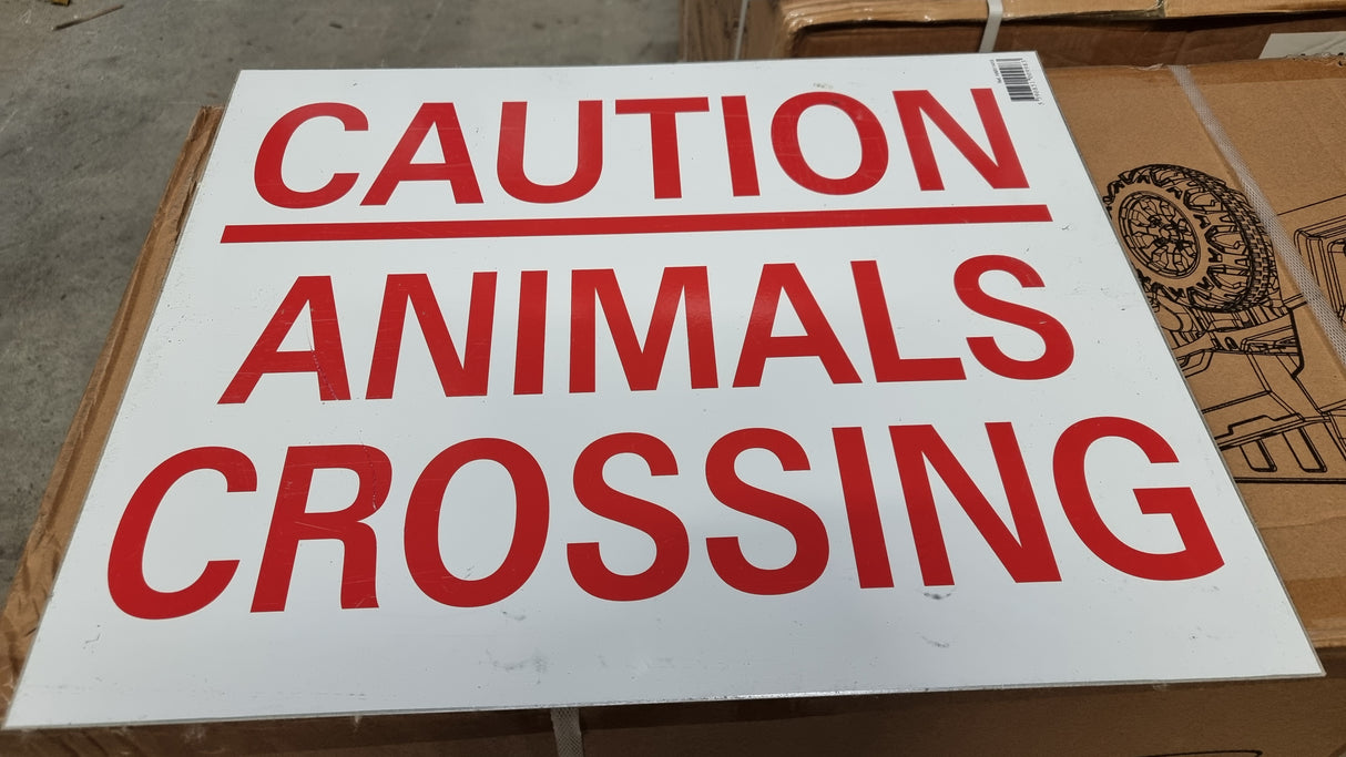 ANIMAL CROSSING SIGN