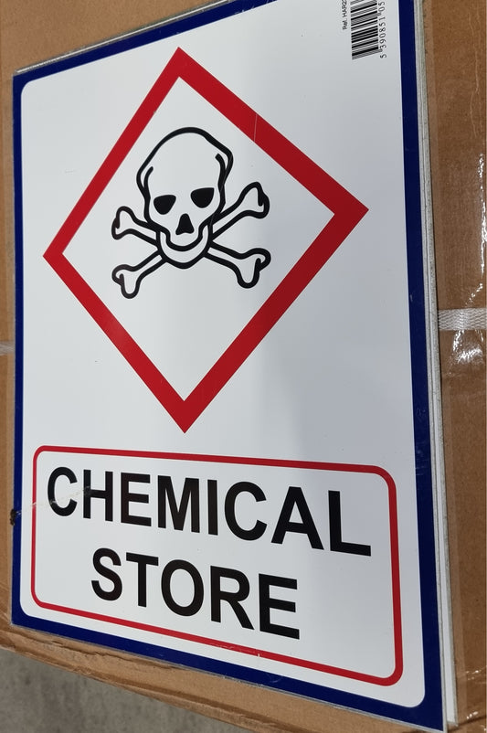 Chemical Store Sign