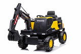 Licensed Volvo Electric Digger Ride On Excavator