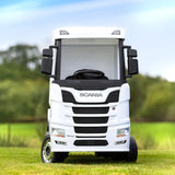Official Scania 24V White Ride-On Truck & Trailer